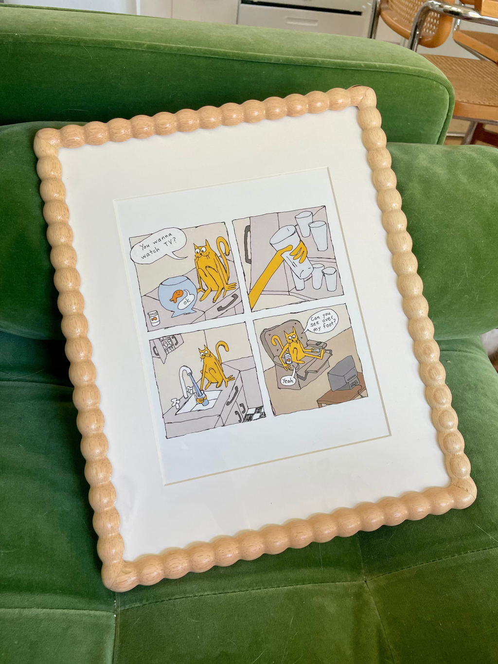 FISH & CAT Friendship Art Print